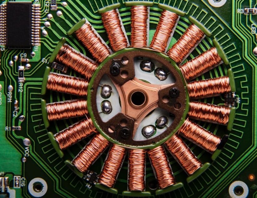flat-lay-circuit-board-close-up